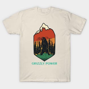 grizzly bear power T-Shirt